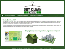 Tablet Screenshot of dryclean365.com
